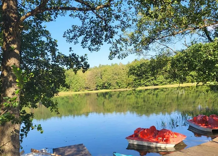 Villa Kaszubskie Zacisze 2 Dom Nad Jeziorem, Sauna, Balia Ogrodowa Lipusz